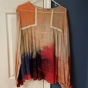 Anthropologie Shira Peasant Blouse